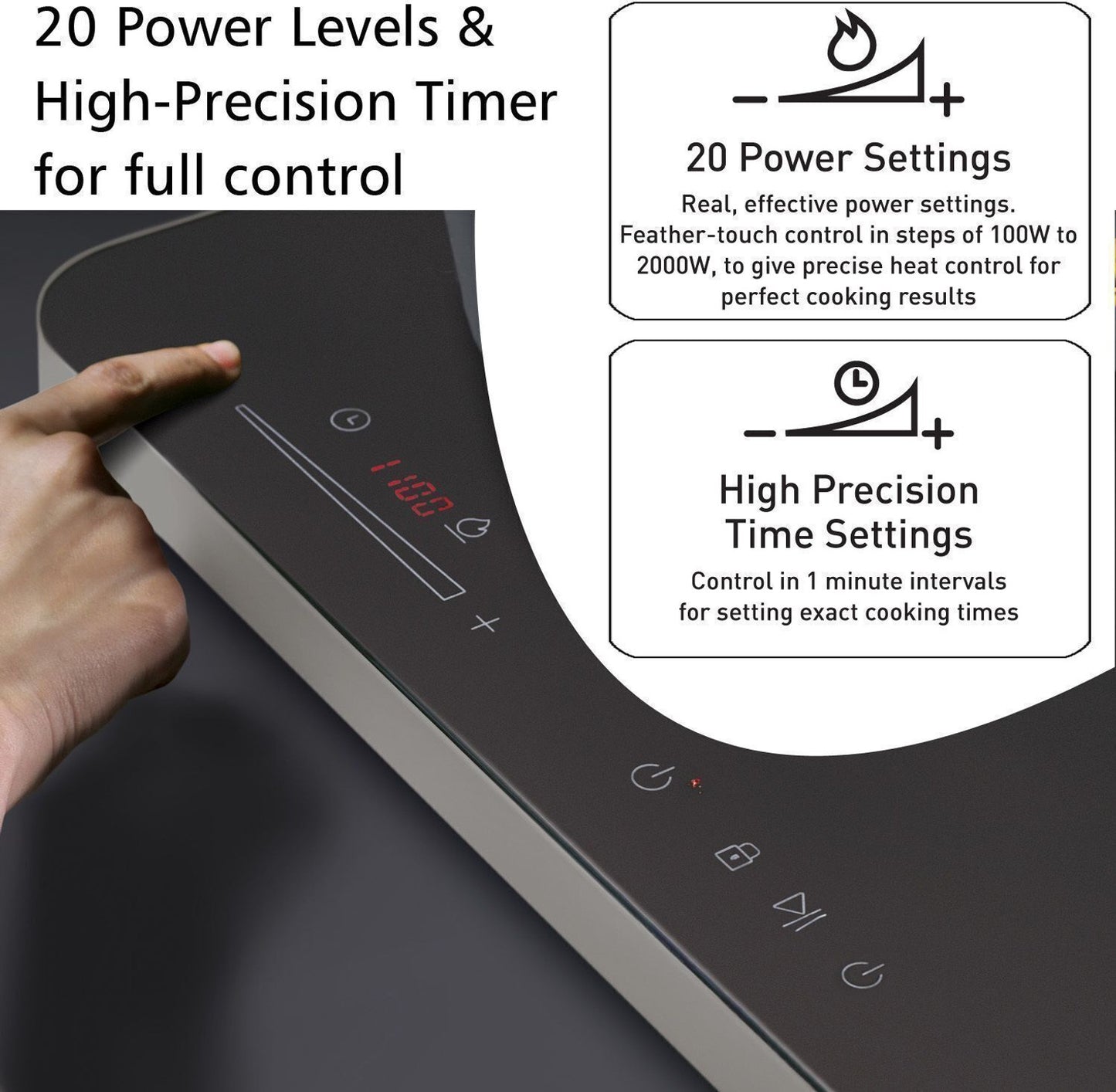 Hawkins Futura Dual Hob Induction Cooktop, 3600W