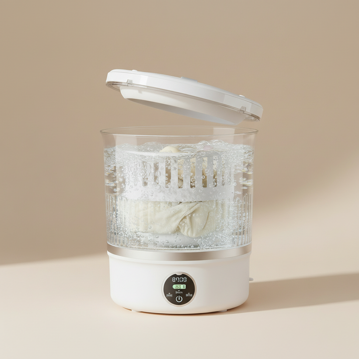 Ultra-Compact 3L Mini Washing Machine with Dryer