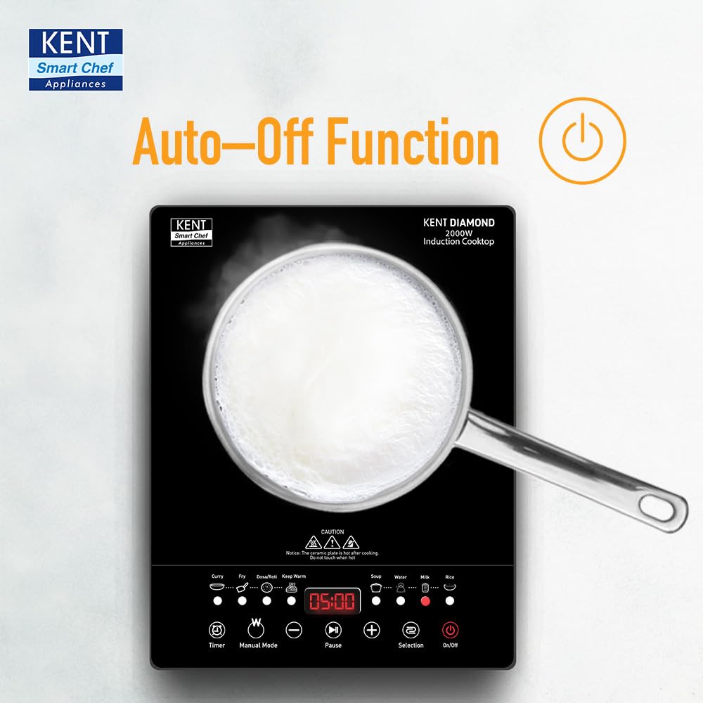 KENT Diamond Induction Cooktop 2000W