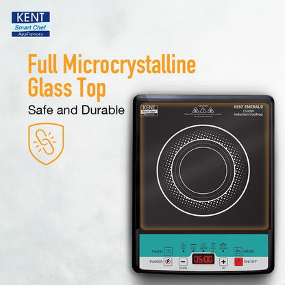 KENT Emerald Induction Cooktop 1500W