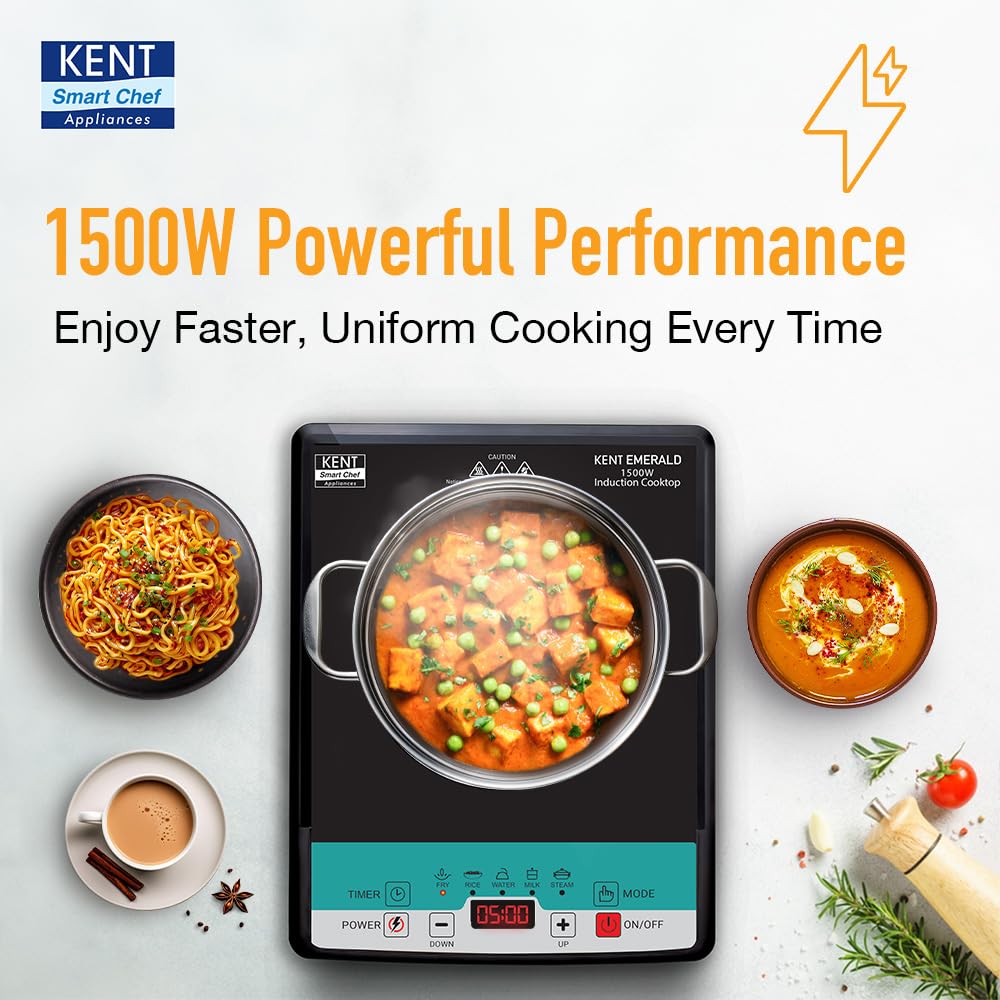 KENT Emerald Induction Cooktop 1500W