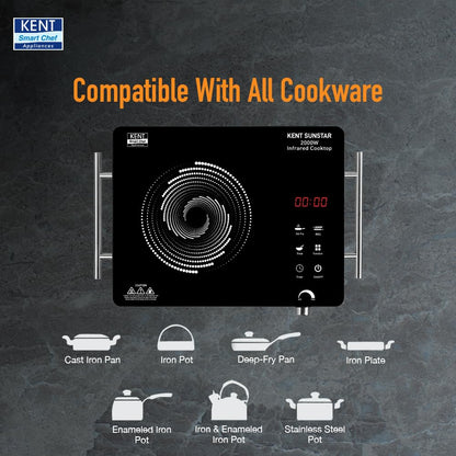 KENT Sunstar Infrared Cooktop 2000W