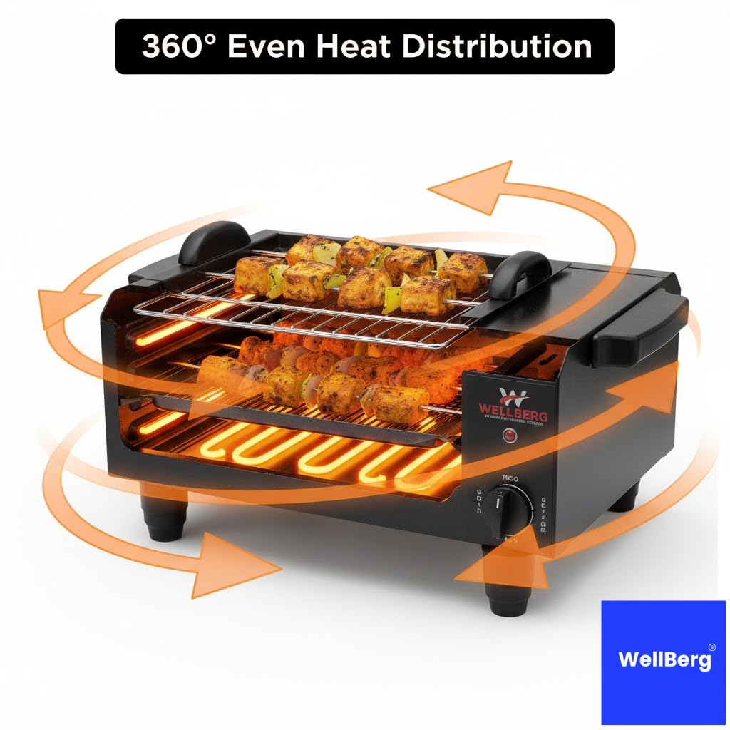 Wellberg 3-in-1 Electric Tandoor 2200W