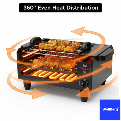 Wellberg 3-in-1 Electric Tandoor 2200W