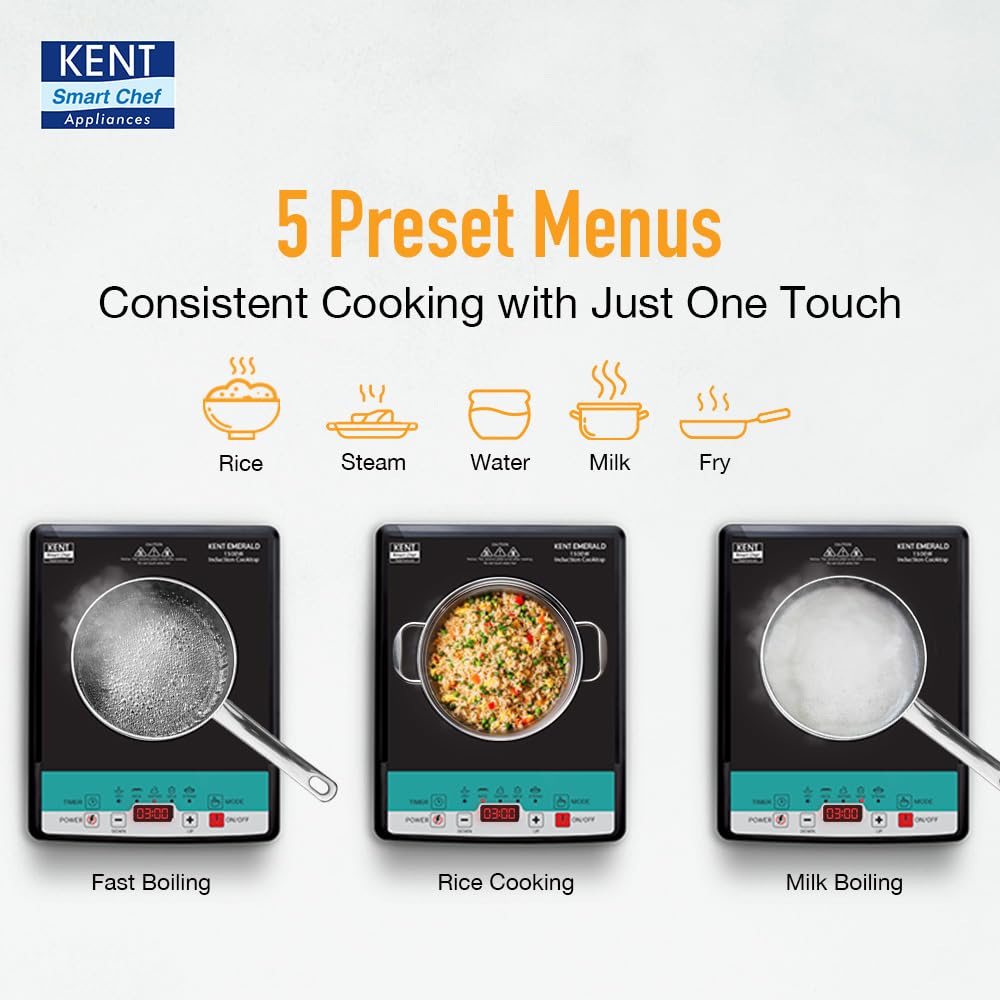 KENT Emerald Induction Cooktop 1500W