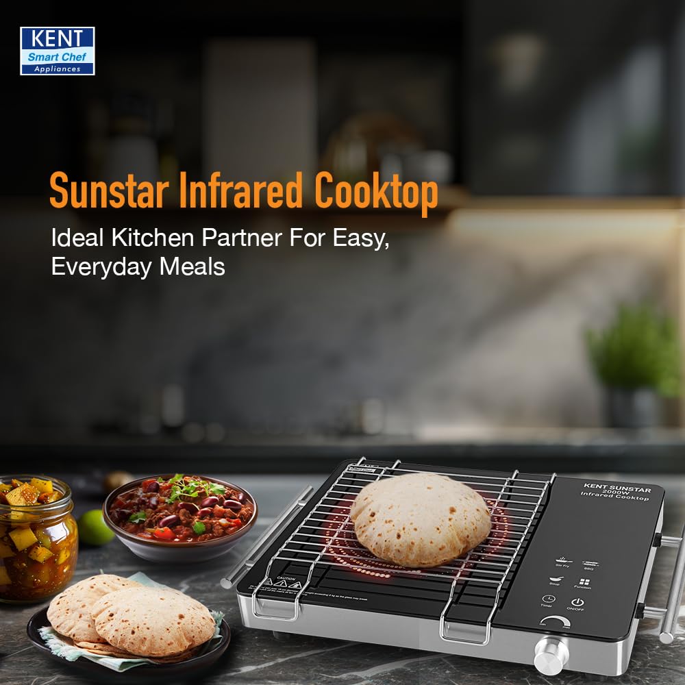 KENT Sunstar Infrared Cooktop 2000W