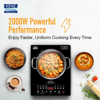 KENT Diamond Induction Cooktop 2000W