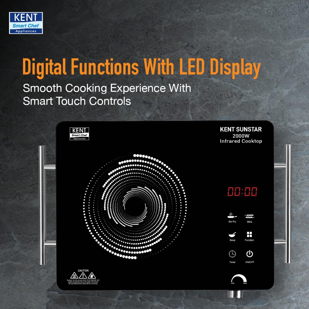 KENT Sunstar Infrared Cooktop 2000W