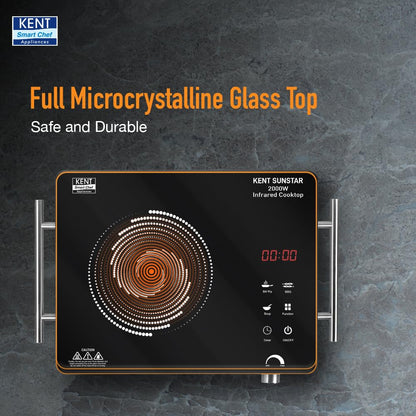 KENT Sunstar Infrared Cooktop 2000W