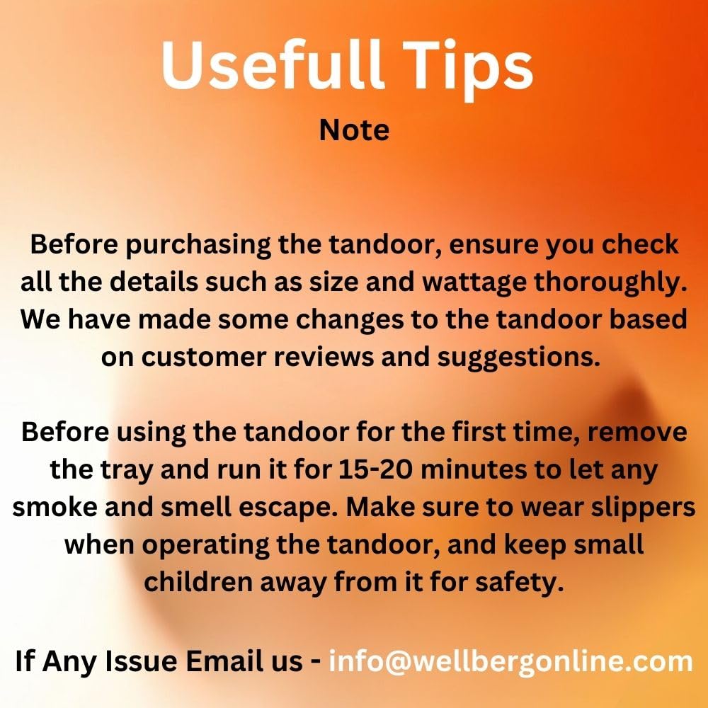 Wellberg Electric Tandoor 2000W