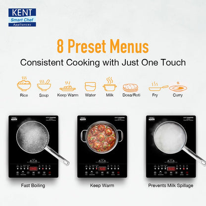 KENT Diamond Induction Cooktop 2000W