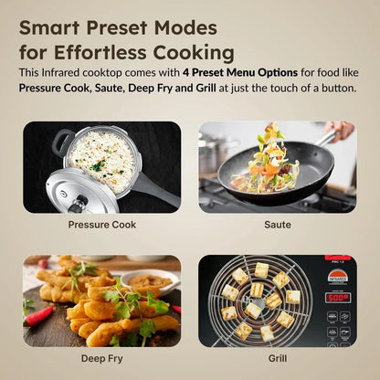 Prestige PIRC 1.0 2200W Infrared Cooktop