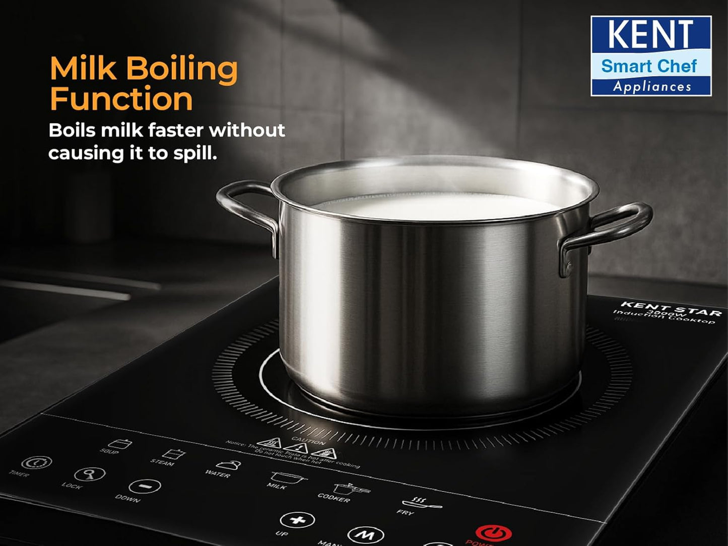 KENT Star Induction Cooktop 3000W