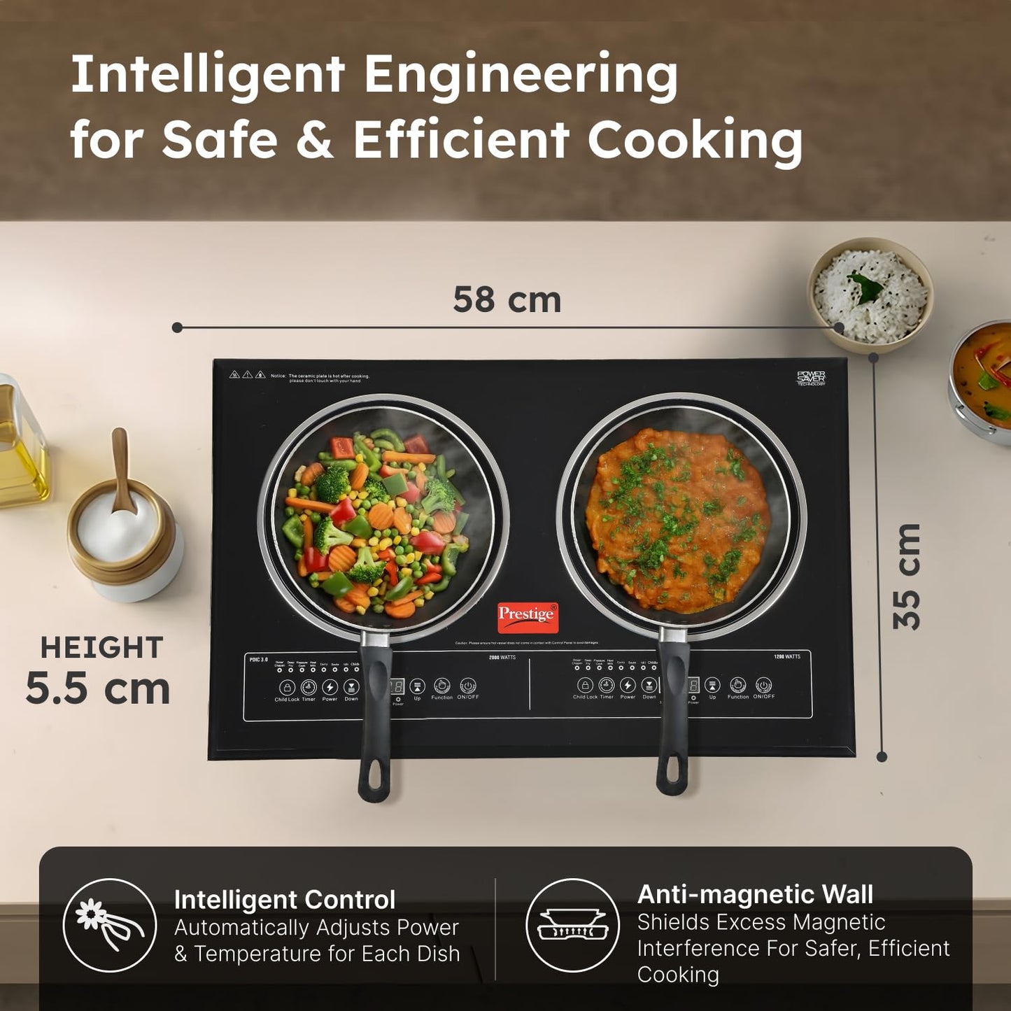 Prestige PDIC 3.0 Double Induction 3200W