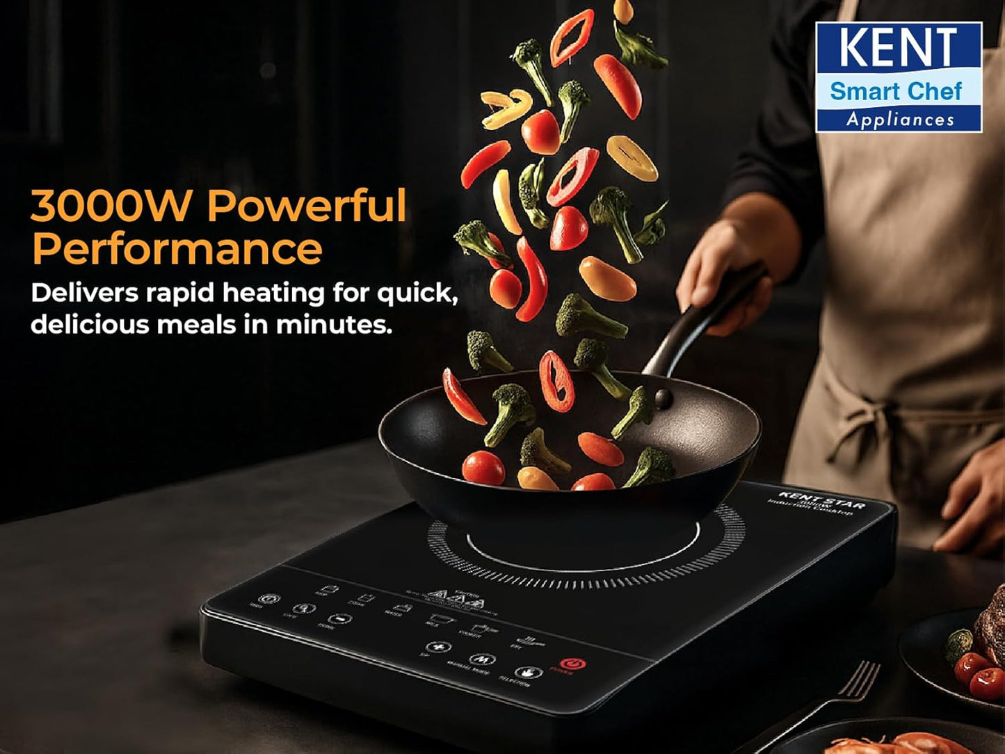 KENT Star Induction Cooktop 3000W