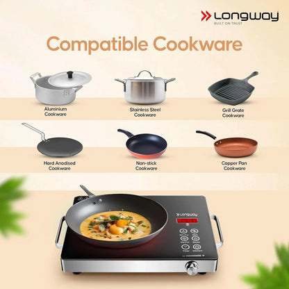 Longway Infralite Pro ICT 2200W Infrared Cooktop