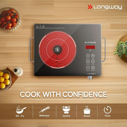 Longway Infralite Pro ICT 2200W Infrared Cooktop