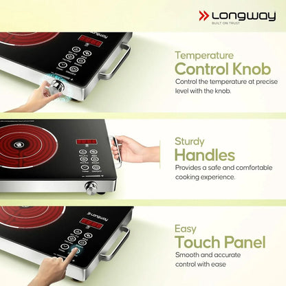 Longway Infralite Pro ICT 2200W Infrared Cooktop