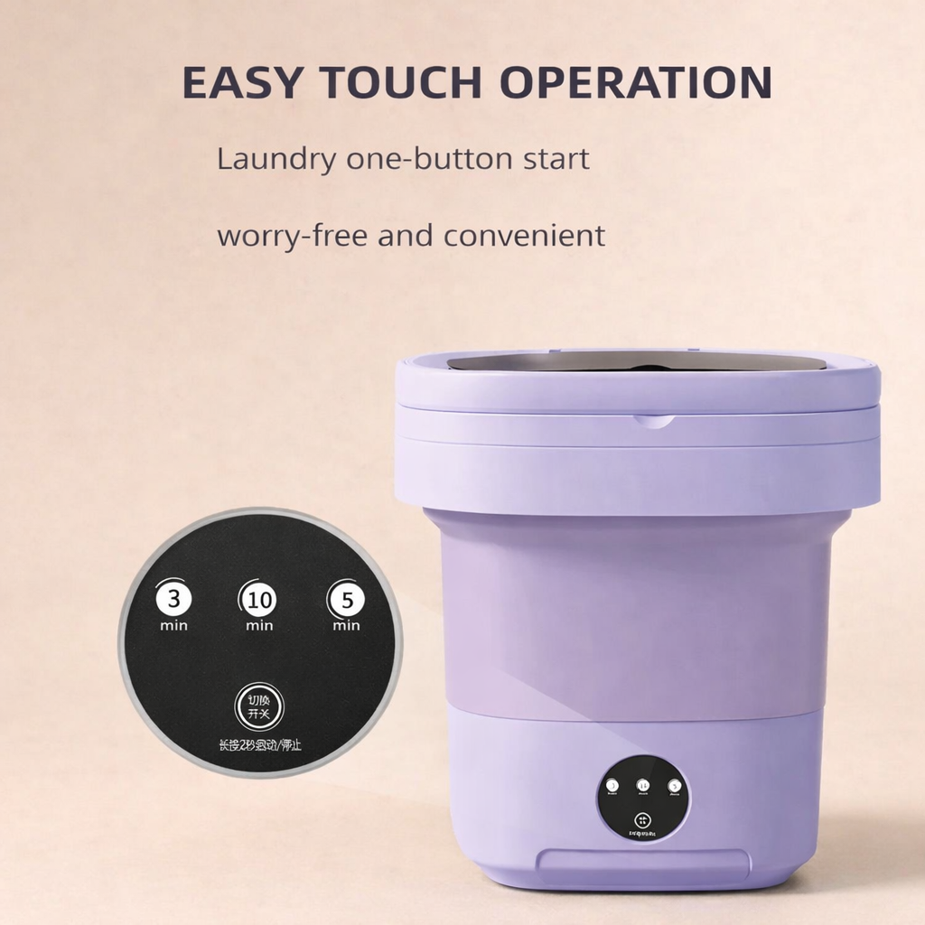 Foldable Top Load Washing Machine | 11L With Dryer
