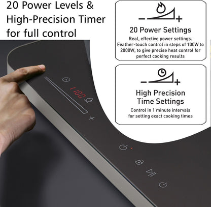 Hawkins Futura Dual Hob Induction Cooktop, 3600W